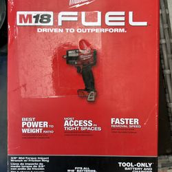 Milwaukee M18 FUEL GEN-2 18V Lithium-Ion Mid Torque Brushless Cordless 3/8 in. Impact Wrench