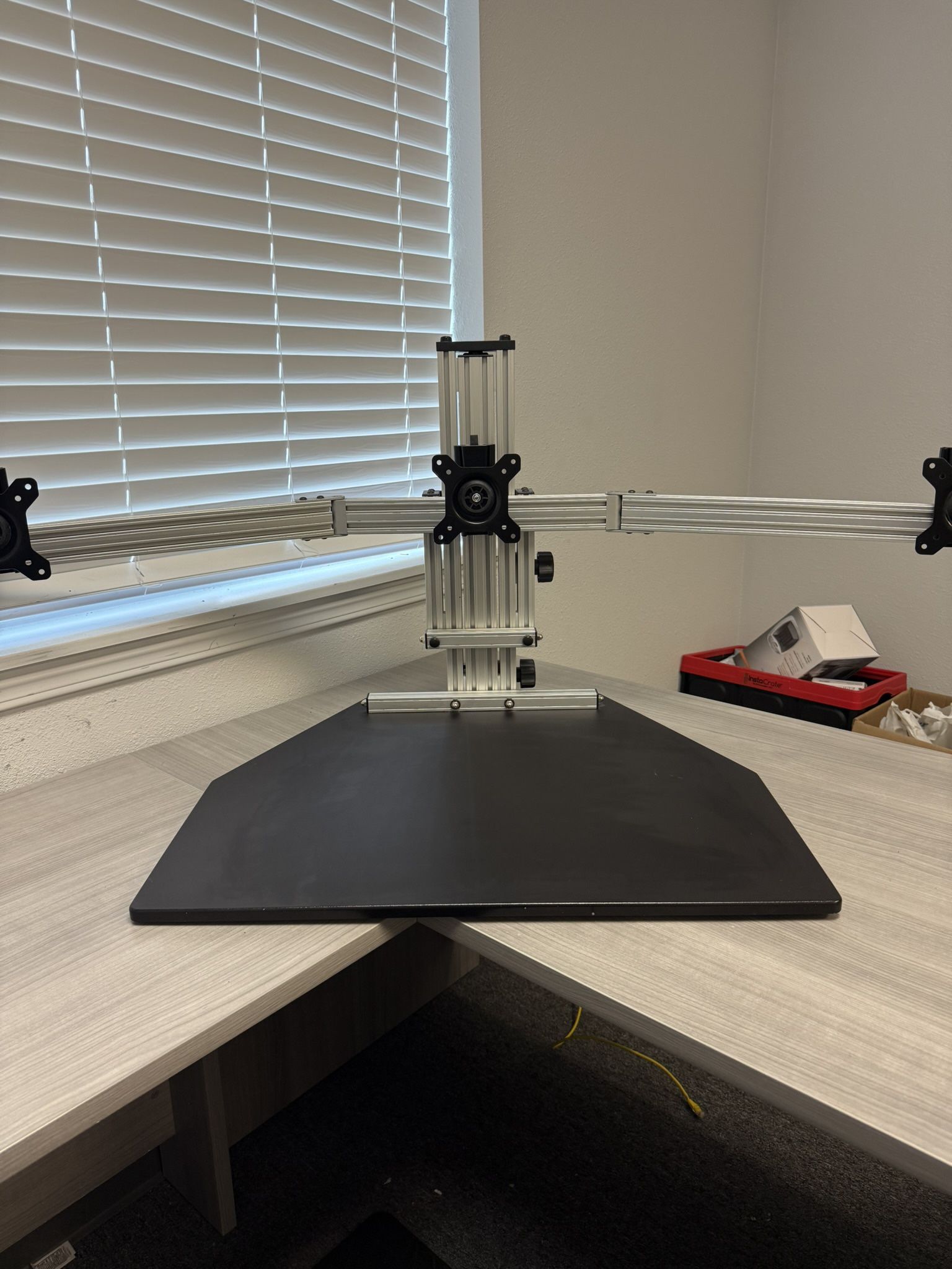 Triple Monitor Standing Desk Converter