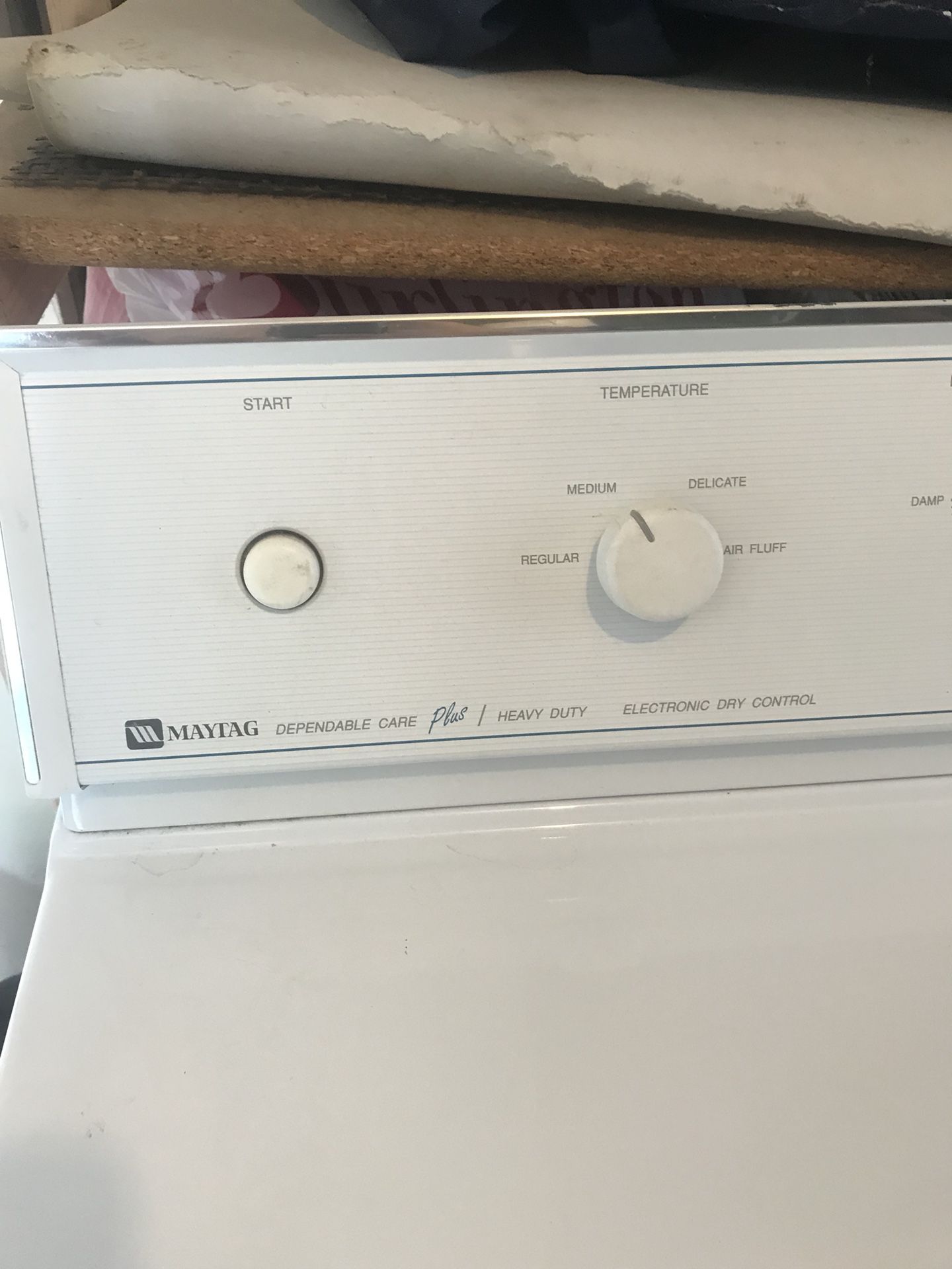 Maytag dependable care plus washer and gas dryer