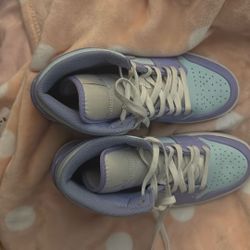 Purple Aqua Nike Air Jordan’s 1 