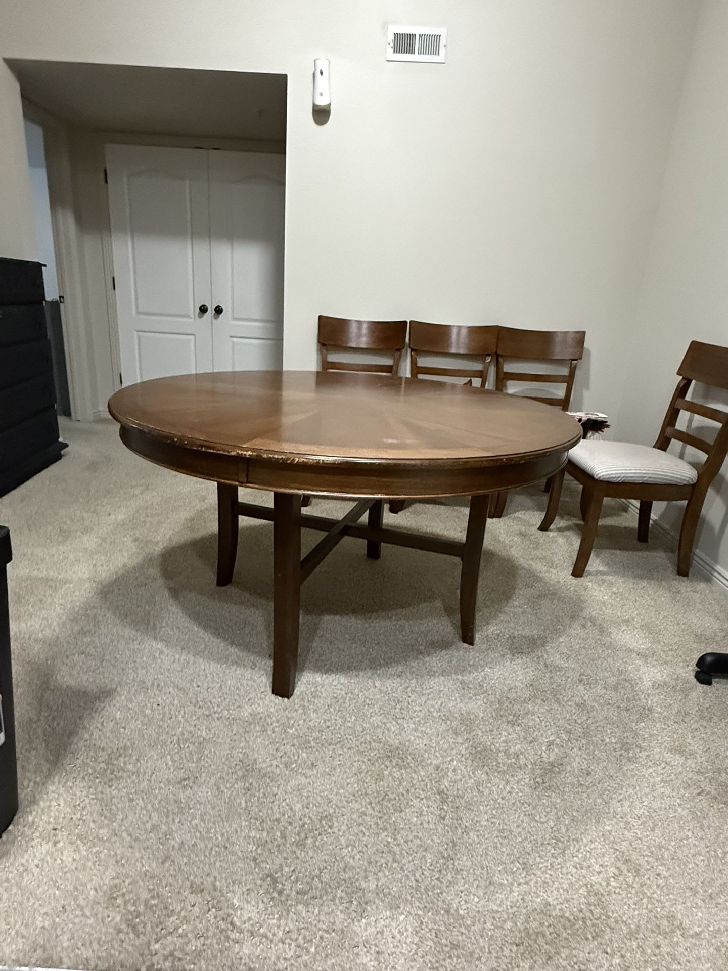 NEED GONE ASAP!!!! Wood dining table with chairs