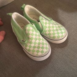 Girls  Checkered Vans 