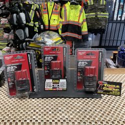 Milwaukee M12 12V Lithium-Ion CP High Output 2.5 Ah Battery $69EACH