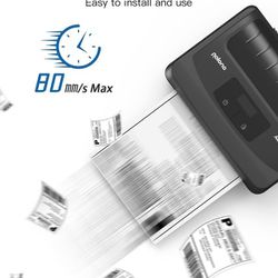 POLONO A400 Bluetooth Thermal Label Printer, 4x6 Label Printer for Shipping Packages Small Business, Bluetooth Shipping Label Printer for iPhone, Andr