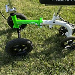 KneeRover® GO HYBRID Knee Scooter with ALL TERRAIN Front Wheels