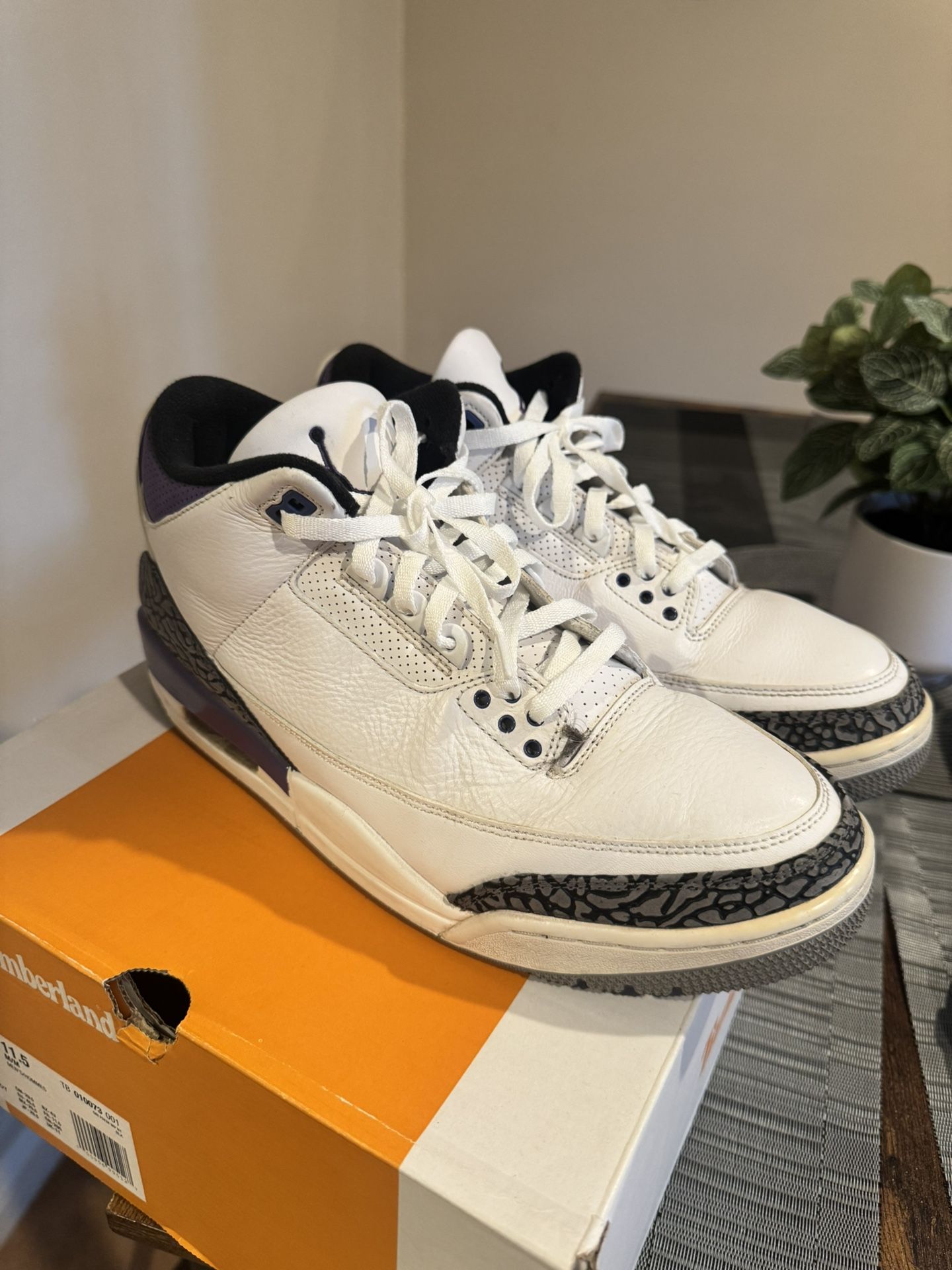 Men’s Retro Jordan 3 Size 12 No Box