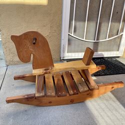 Wooden Rocking Horse