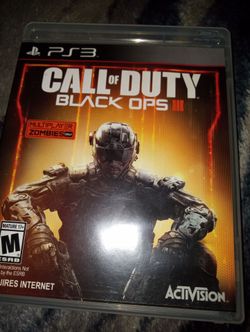 Call of duty black ops 3 ps3