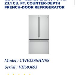 Ge Cafe Refrigerator 