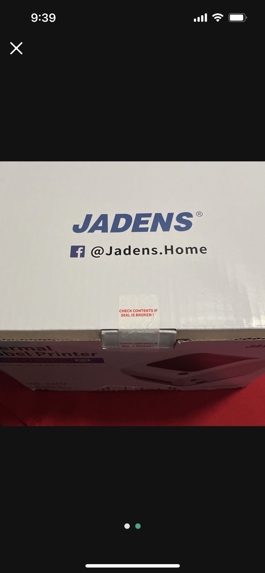 Bluetooth thermal label printer