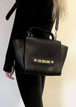Love Moschino faux leather shoulder bag