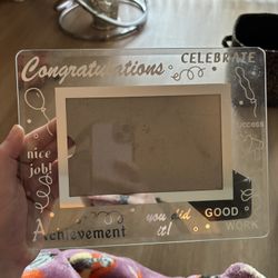 Graduation Glass Picture Frame