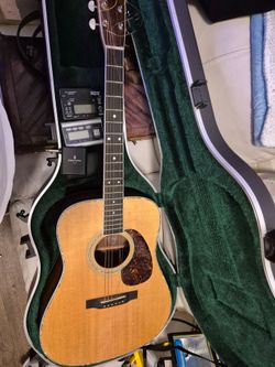 Guitar and case w tuners