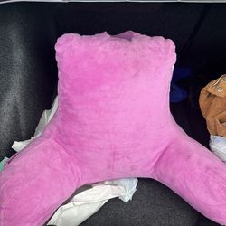 pink "backrest" or "husband" pillow