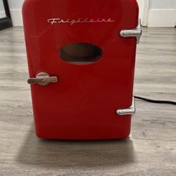 Red Mini fridge 