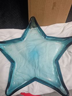 Glass star party decor beach