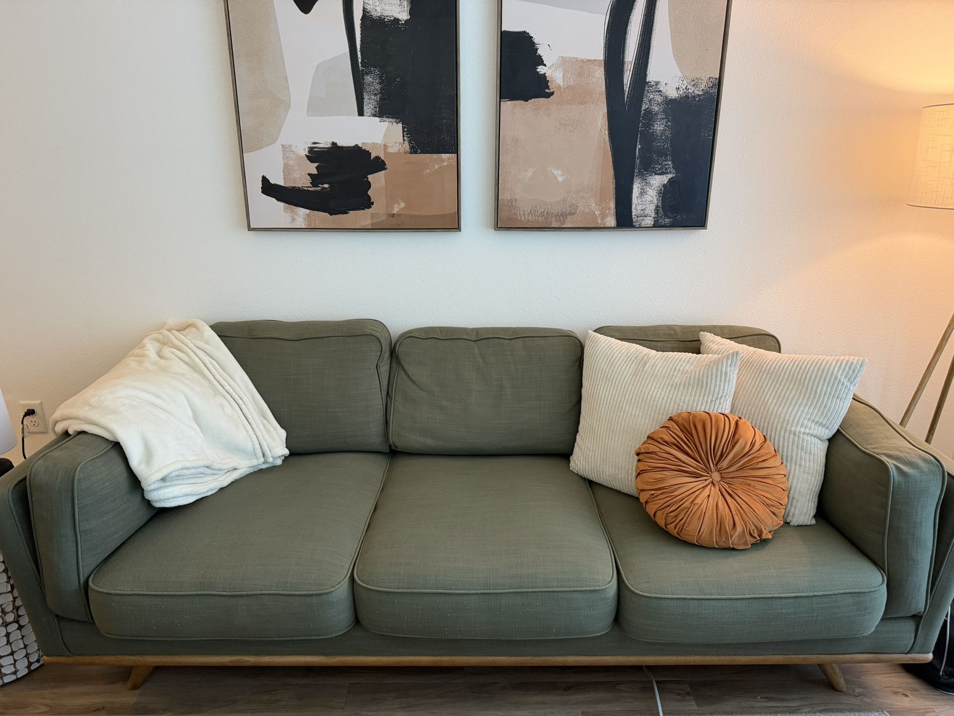 Article Olio Green Sofa