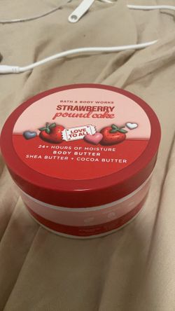 Strawberry poundcake body butter an acne cleanser