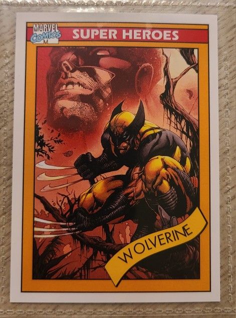 2015 Marvel Fleer Retro 1990 Impel Marvel Universe Wolverine #17