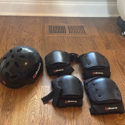 Razor Helmet + Knee Pads + Elbow Pads For Youth Age 8+