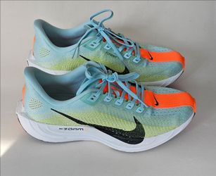 Women's Nike Pegasus Plus Road Running Sneakers Shoes Size 9 Glacier Blue Life Lime