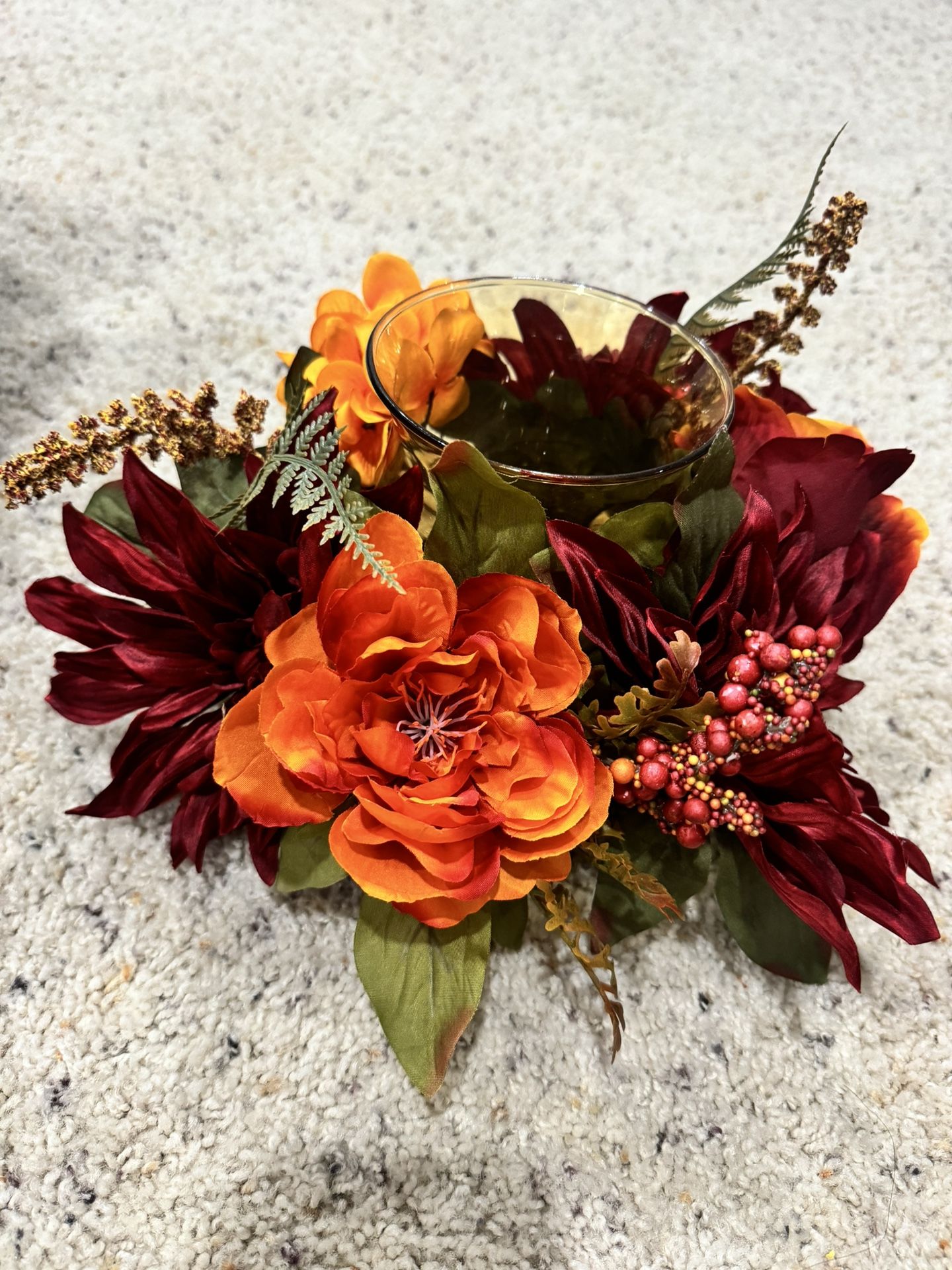 Floral Candle Holder