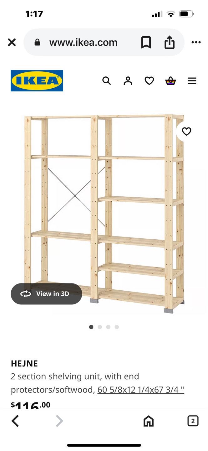 IKEA HEJNE Shelving Unit