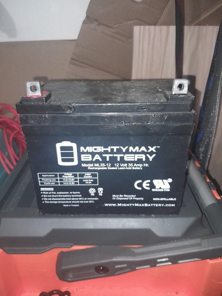 Mighty Max 12v/35ah SLA Battery
