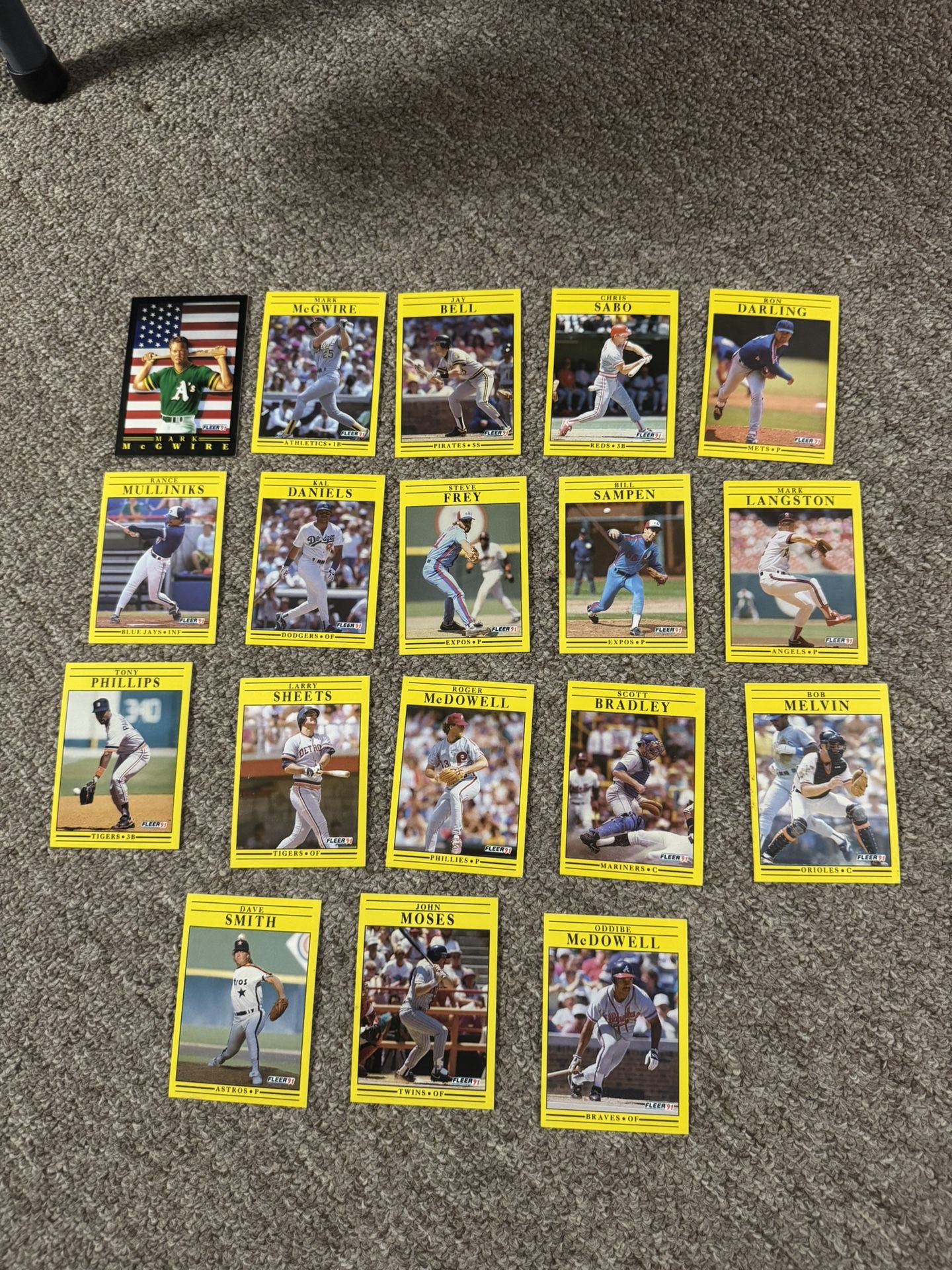 Fleer 1991 Baseball Cards