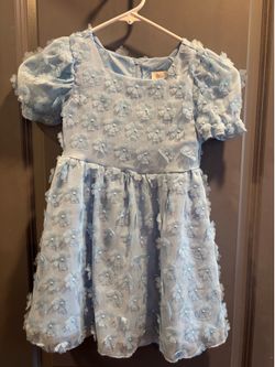 Blue floral dress size 5