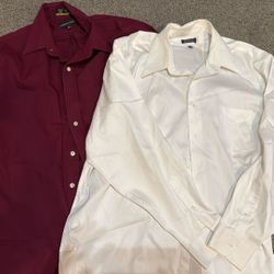 MENS COLLARED LONG SLEEVE SHIRTS: Size XL