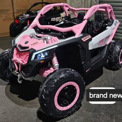 Ride On Car 2 Seater Can Am Brand New With Remote Or Kids Drive 4x4 All Wheel Drive 4 Motors 