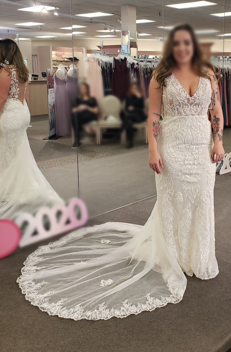 Galina Signature Wedding Dress, Veil and