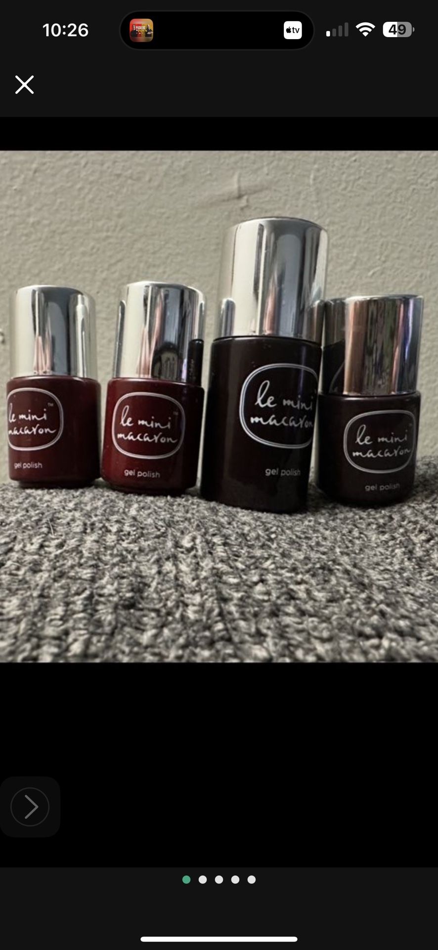 All 4 Bottle Le Mini Macaron 3in 1 Gel Polish