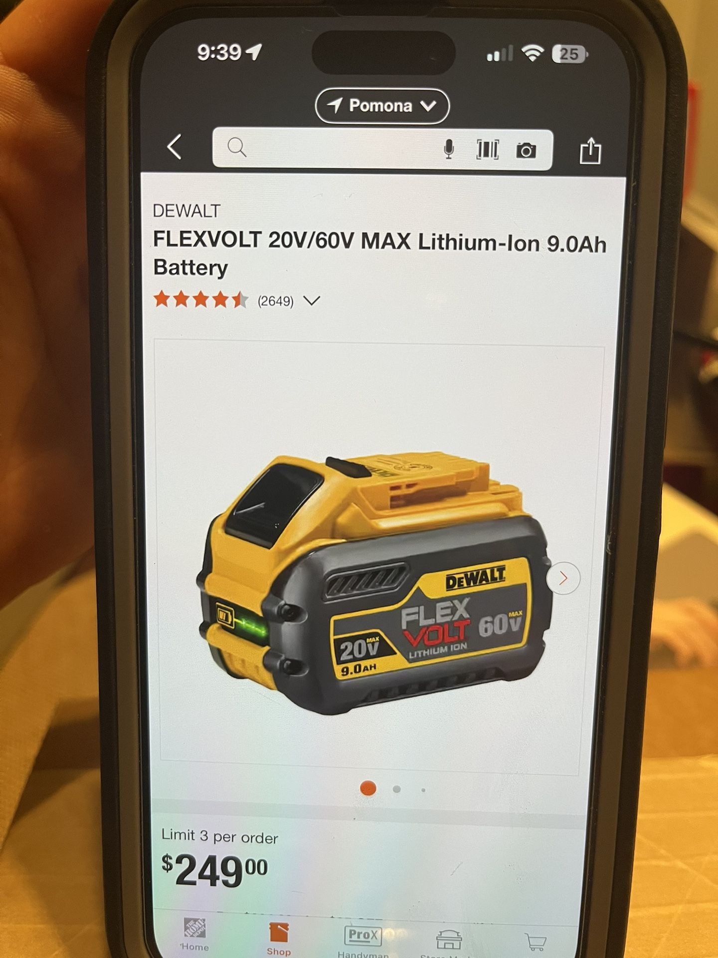 Dewalt Battery 