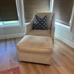 Pottery Barn Swivel Chair