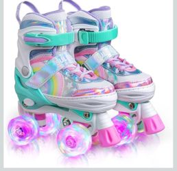 Little Girls Roller Skates Size: EU 28-31