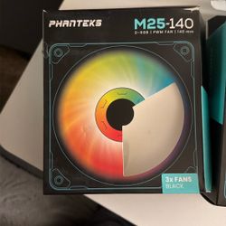 Phanteks M25-140 3 Pack And 2 Pack 