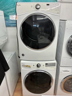WASHER AND GAS DRYER
