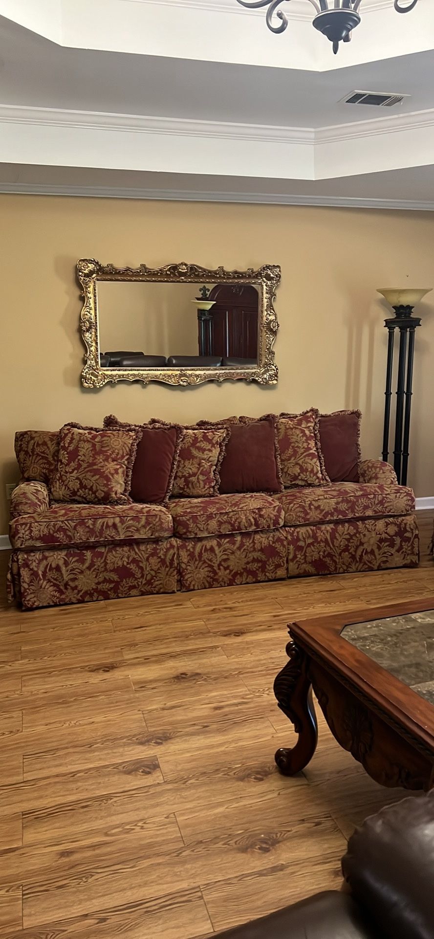 Havertys Couch, loveseat, and ottoman