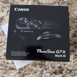 Brand New Canon G7x Mark iii 
