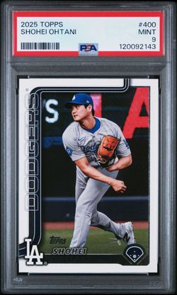 2025 Topps Graded PSA 9 Mint Shohei Ohtani Card #400