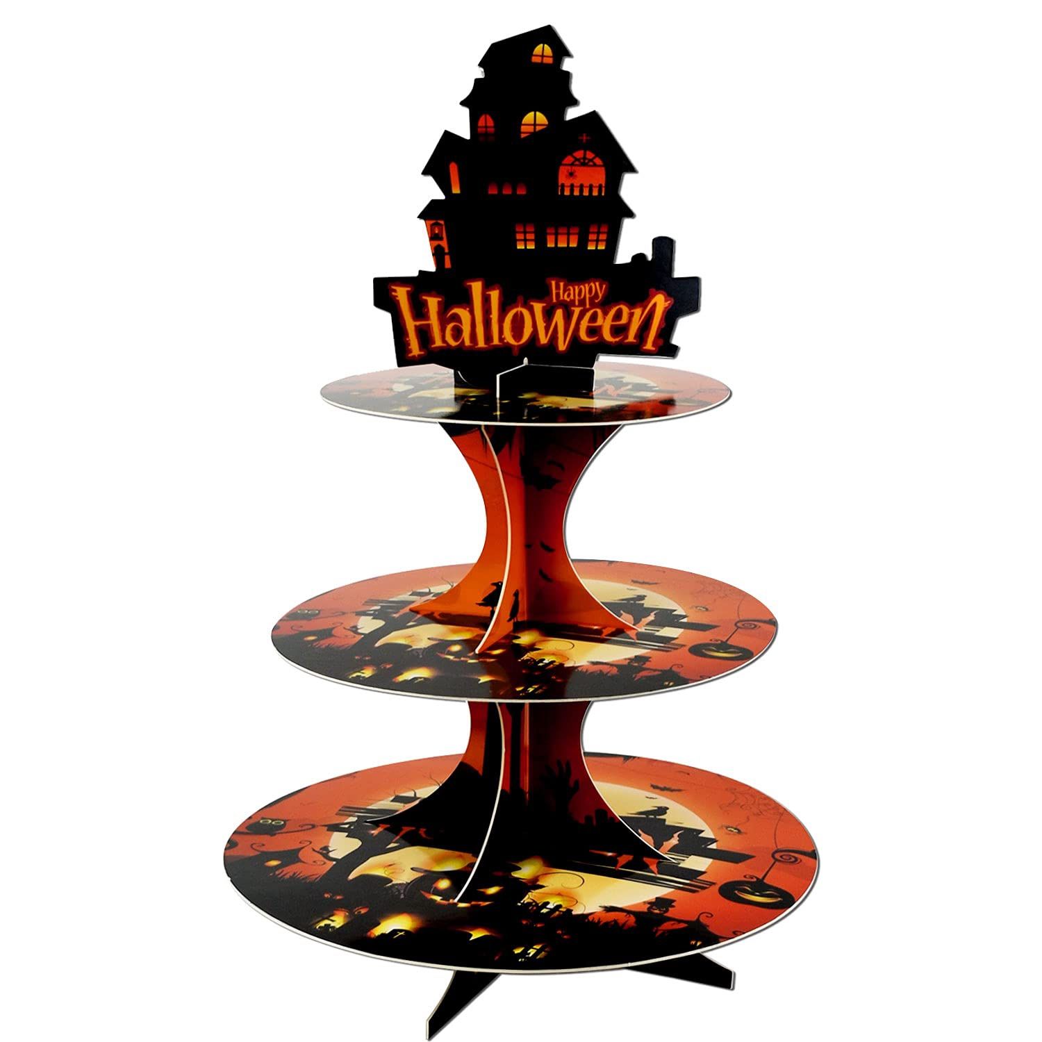 Halloween 3 Tier Cupcake Stand