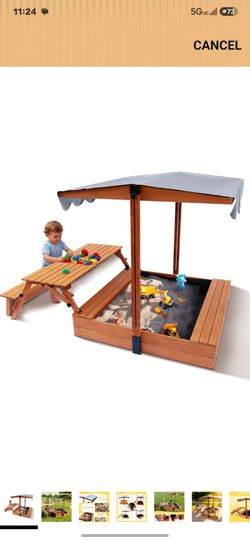 Wooden Sandbox