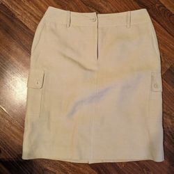 Khaki Skirt - Never Worn. Super Cute 