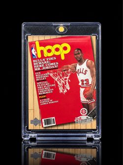 Upper Deck Michael Jordan Hoop Magazine Cover Card
