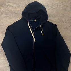 Polo Ralph Lauren Fleece Full-Zip Hoodie Navy L