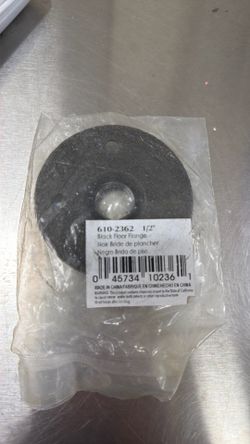 1/2” black pipe threaded floor flange