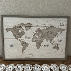 World wall decor