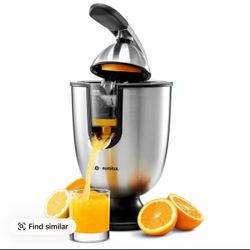 Eurolux Stainless Steel Electric Citrus Juicer - Fresh OJ in Seconds!